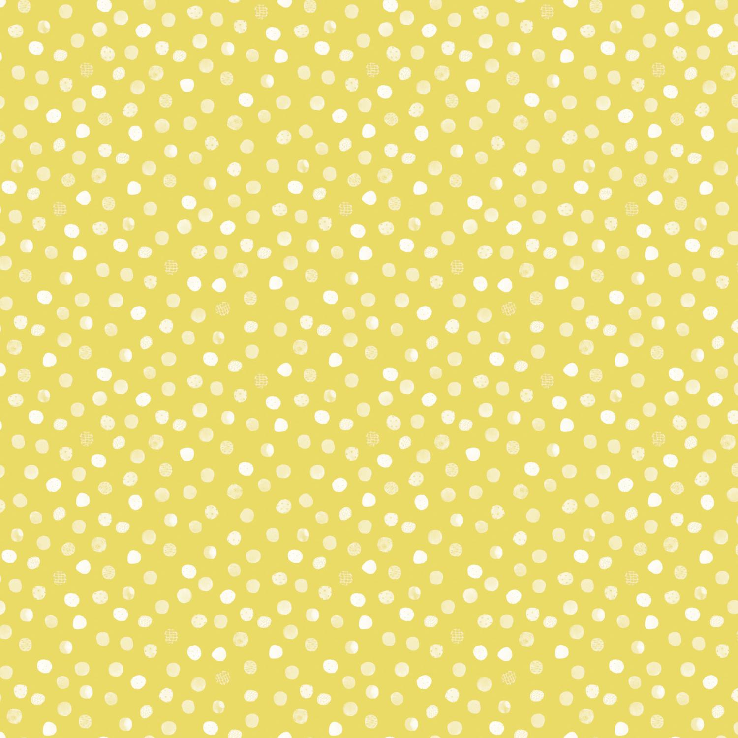 Mini Metropolis Dots Yellow - 91193 - 50 - Northcott Fabrics - Nebraska Quilt Company - F251484