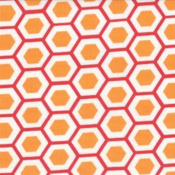 Mixed Bag Hexy Orange - 32865 20 - Moda Fabrics - Nebraska Quilt Company - F2400237
