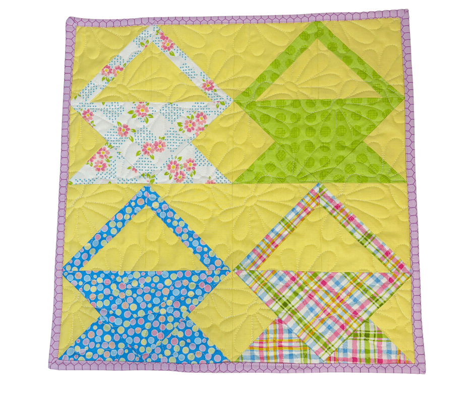 Monthorations Tisket a Tasket BOM Pattern Table Topper Kit - Nebraska Quilt Company - K260170