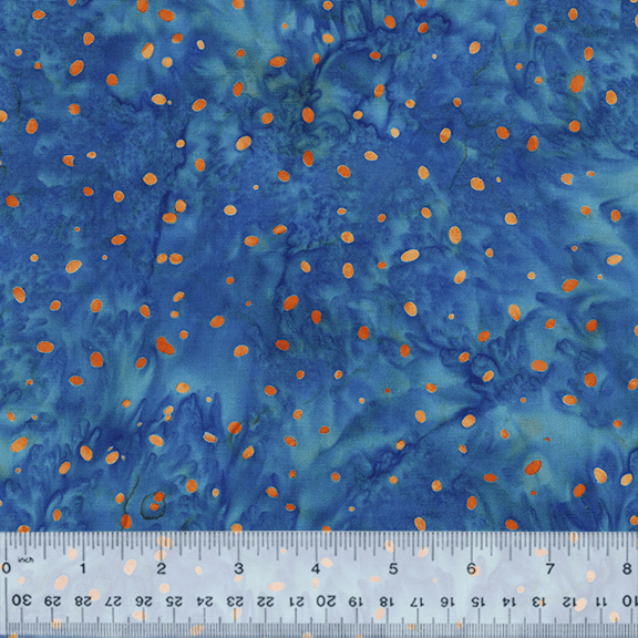 Morocco Ditzy Dots Blue - 2596Q - X - Anthology Fabrics - Nebraska Quilt Company - F07998