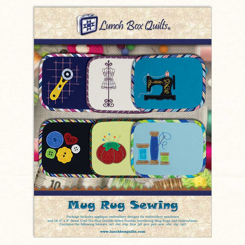 Mug Rug Sewing for Machine Embroidery - Nebraska Quilt Company - PUB261240