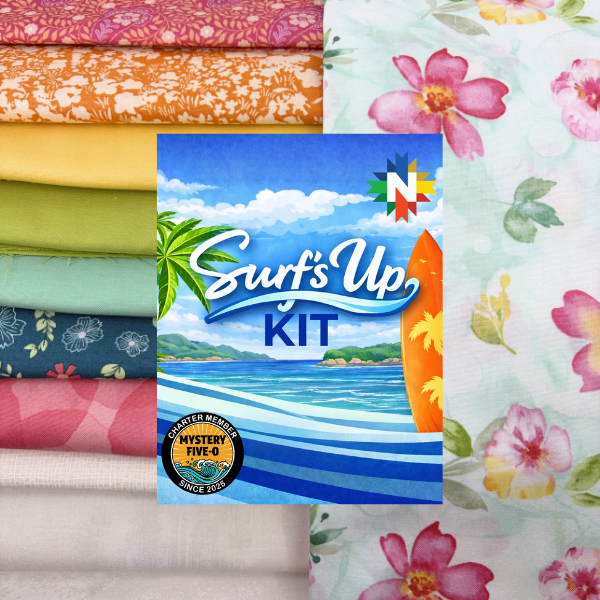 Mystery Five - 0 Surf's Up Quilt Kit featuring Rachel's Picks - Nebraska Quilt Company - K261245