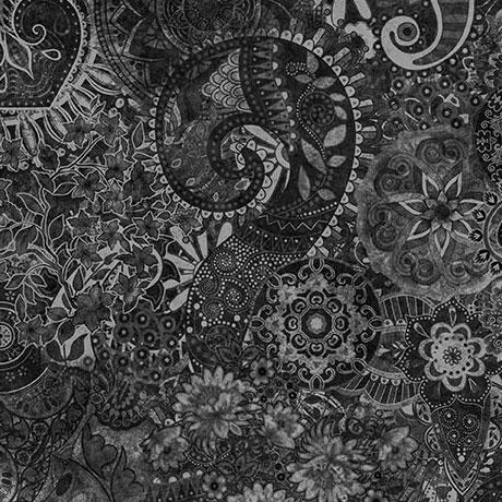 Mystique Charcoal Gray - 31497 KJ - QT Fabrics - Nebraska Quilt Company - F2501563