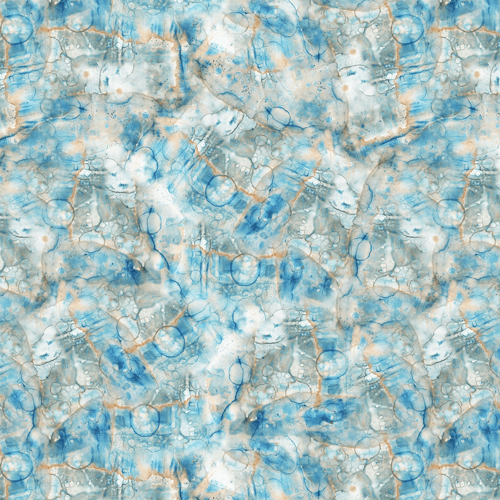 Naturescape Digital Marbling Light Sky Blue - Y4656 - 97 - Clothworks - Nebraska Quilt Company - F251192