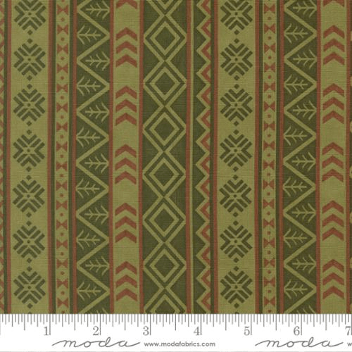 Northwoods Lodge Northwest Stripes Meadow - 56193 20 - Moda Fabrics - Nebraska Quilt Company - F261919