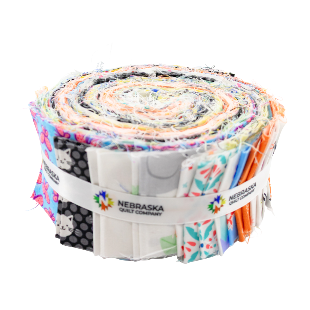 NQC Curated 2.5" Strips 42 Pieces Kids V.2 Multi - Nebraska Quilt Company - PC2502002