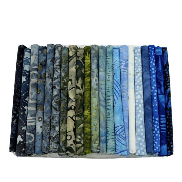 NQC Curated Various 10" Squares Batik Multi V.9 42 Pieces - Nebraska Quilt Company - PC261081