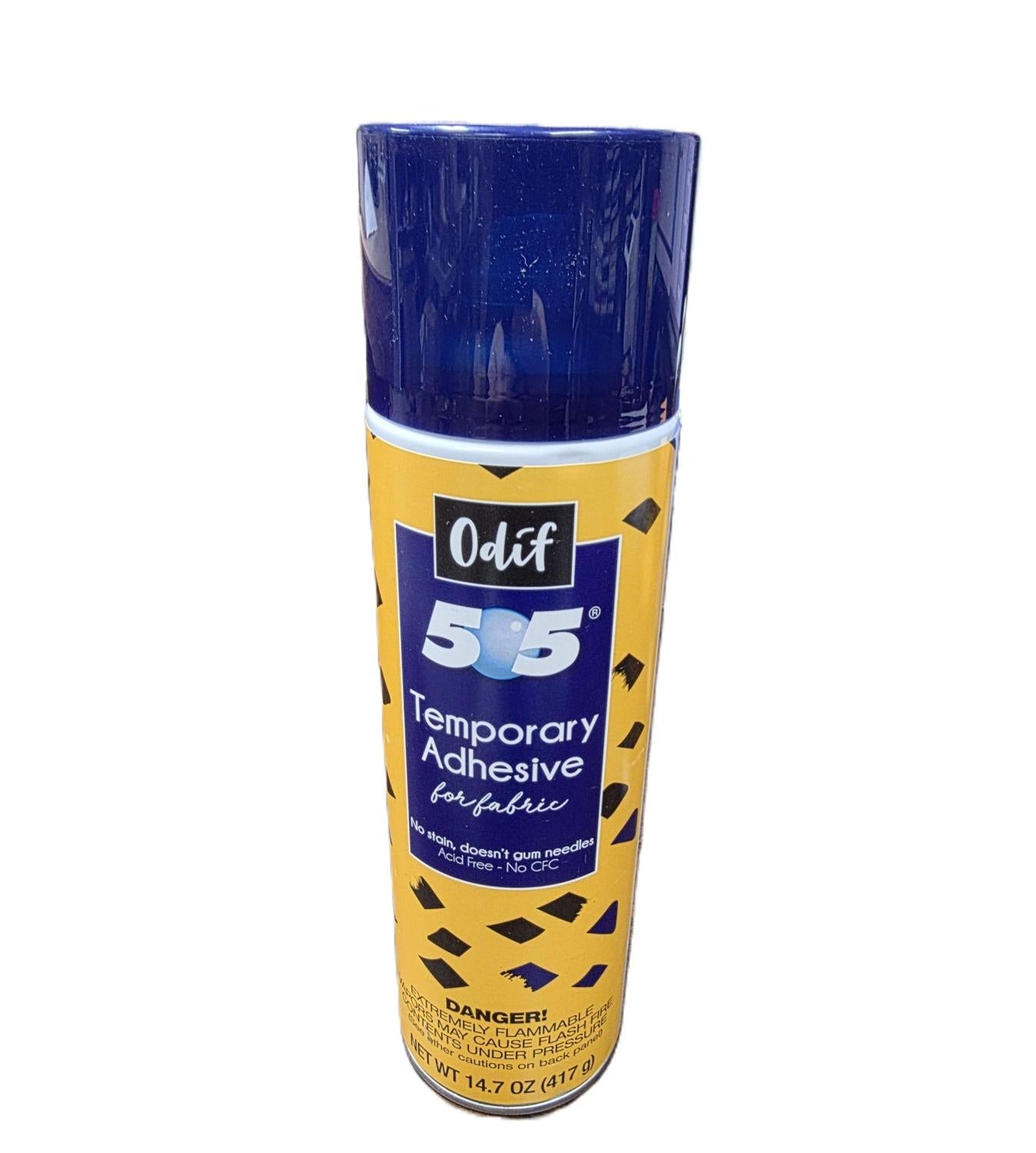 ODIF 505 Spray & Fix Temporary Repositionable Fabric Adhesive 14.7oz - Nebraska Quilt Company - N15565