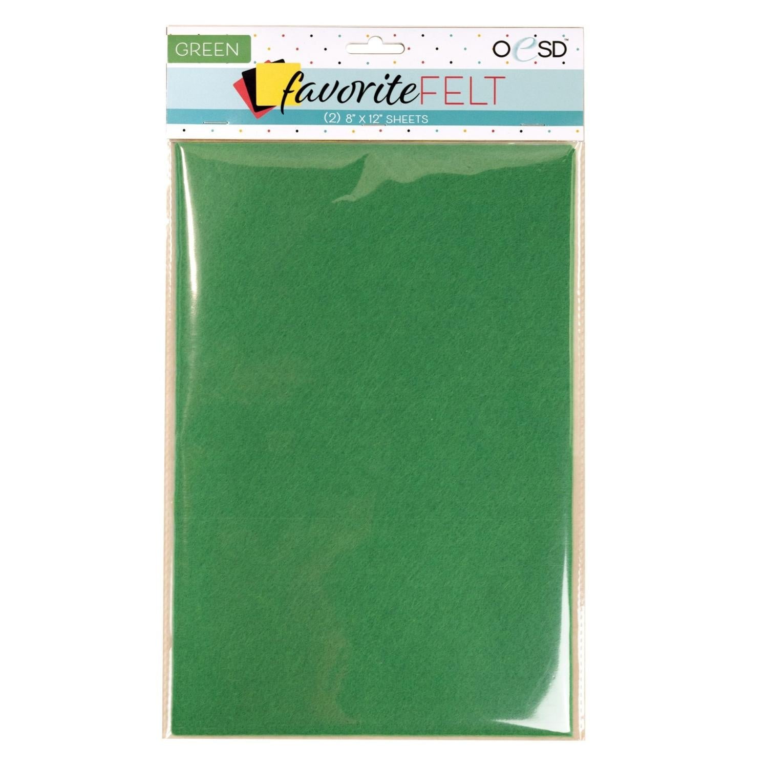 OESD Favorite Felt Green - 2 Pack - Nebraska Quilt Company - N2501954