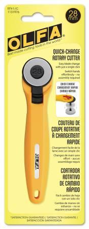 Olfa 28mm Quick Change Rotary Cutter - Nebraska Quilt Company - N15637