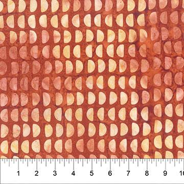 Organics Halfs Moons Burnt Russet Red - 83310 - 37 - Banyan Batiks - Nebraska Quilt Company - F2400161