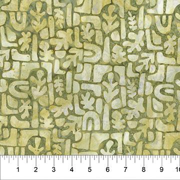 Organics Organic Shapes Olive Green - 83311 - 74 - Banyan Batiks - Nebraska Quilt Company - F2400170