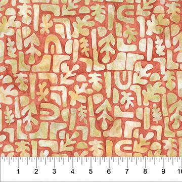 Organics Organic Shapes Oyster Orange - 83311 - 50 - Banyan Batiks - Nebraska Quilt Company - F2400169
