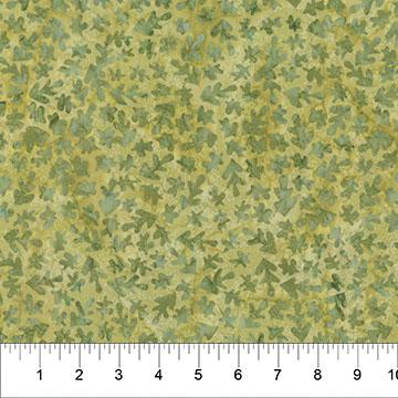 Organics Scattered Fern Artichoke Green - 83312 - 72 - Banyan Batiks - Nebraska Quilt Company - F2400174
