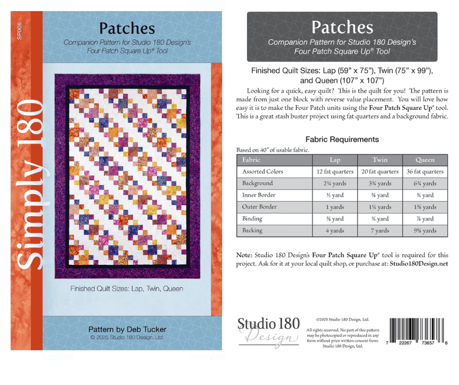 Patches Quilt Pattern - Nebraska Quilt Company - PUB260641