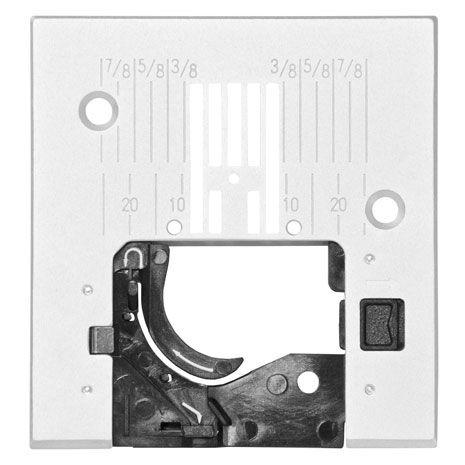 Pfaff Straight Stitch Needle Plate with Inch Markings Passport 2.0/3.0 - Nebraska Quilt Company - A821472096
