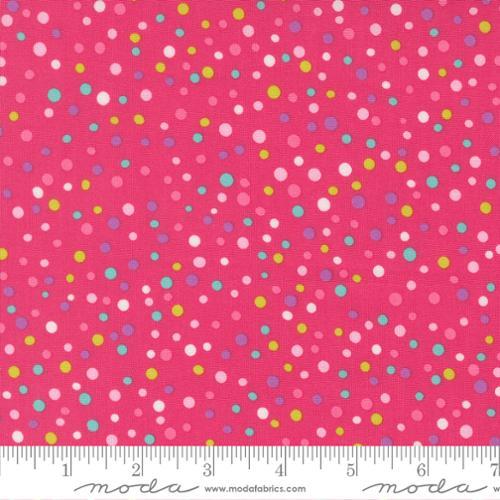 Pick Me Little Dot Petunia Pink - 22495 13 - Moda Fabrics - Nebraska Quilt Company - F251339