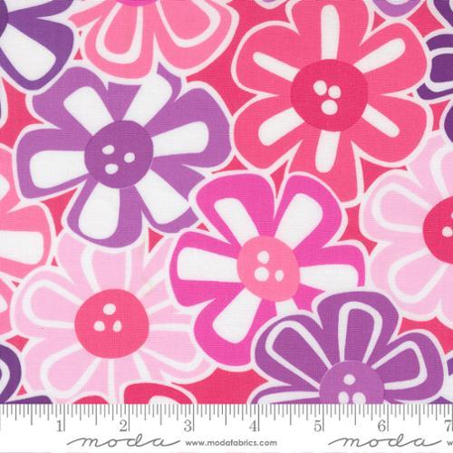 Pick Me Petal Pickin Petunia Pink - 22490 13 - Moda Fabrics - Nebraska Quilt Company - F251319