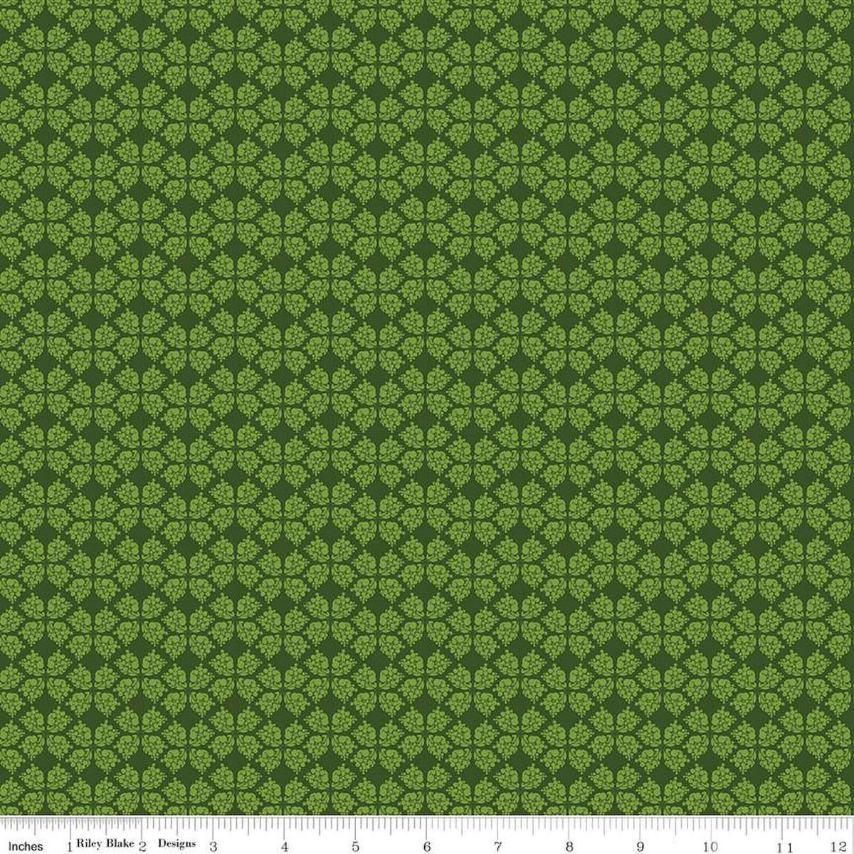 Plum Petals Geometric Green - C15643 - GREEN - Riley Blake Designs - Nebraska Quilt Company - F2401169