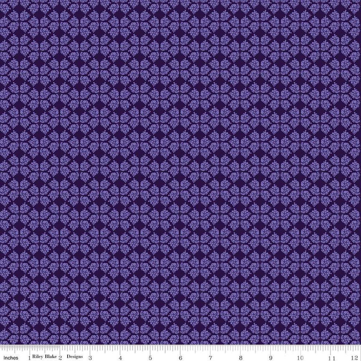 Plum Petals Geometric Purple - C15643 - PURPLE - Riley Blake Designs - Nebraska Quilt Company - F2401168