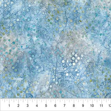 Pop Dots Slate Gray Multi - 1 Yard Cut - Verified! - 81900 - 90 - Banyan Batiks - Nebraska Quilt Company - F250568