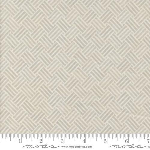 Prairie Gatherings Flannels Basket Weave Blenders Porcelain White - 49312 11F - Moda Fabrics - Nebraska Quilt Company - F250069