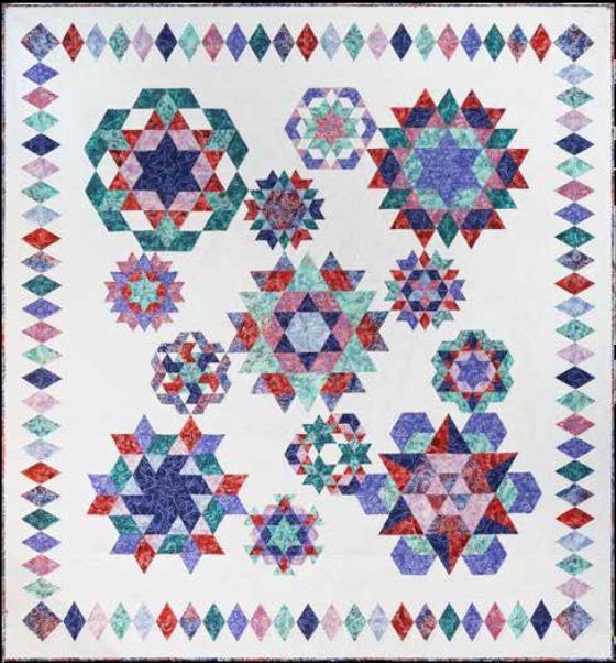 Pulsar Block of the Month Quilt Pattern - Nebraska Quilt Company - PUB2401018