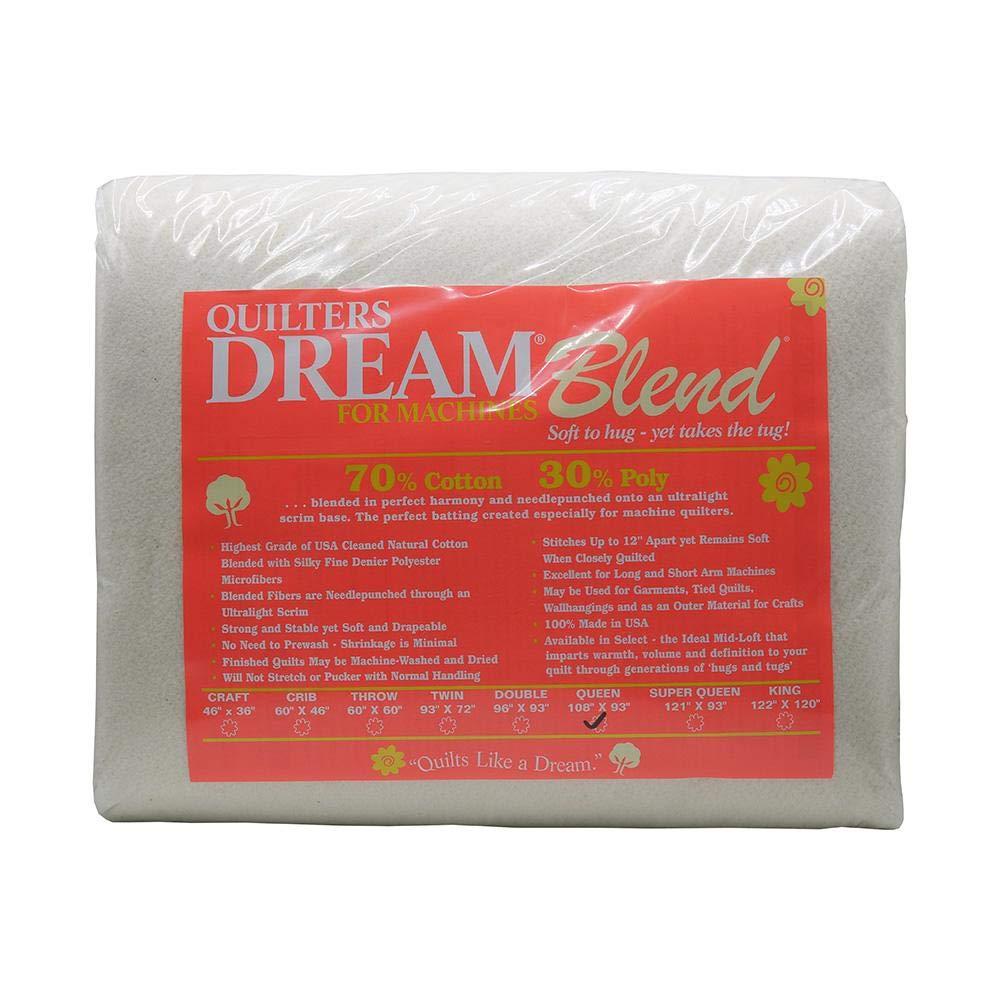 Quilters Dream 70/30 Select Batting 93" x 108" Queen - Nebraska Quilt Company - Quilters Dream 70/30 Select Batting 93" x 108" Queen