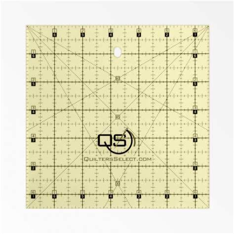 Quilter's Select Ruler 6.5" x 6.5" - Nebraska Quilt Company - NQS-RUL65N