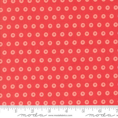 Raspberry Summer Dots Raspberry Red - 37692 13 - Moda Fabrics - Nebraska Quilt Company - F2401295