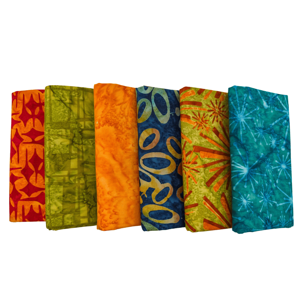 Retro Revival Half Yard Bundle Multi 6 Pieces - Nebraska Quilt Company - PC260766