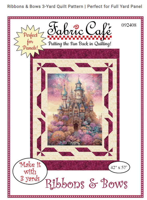 Ribbons & Bows 3 - Yard Quilt Pattern - Nebraska Quilt Company - PUB2402588