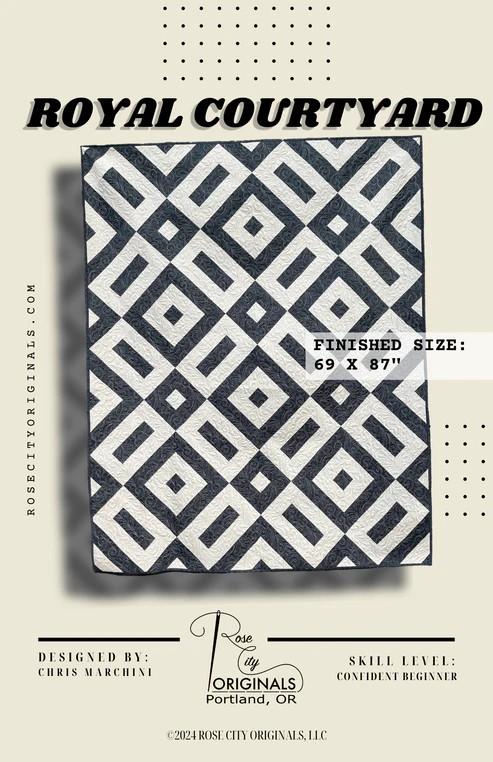 Royal Courtyard Quilt Pattern - Nebraska Quilt Company - PUB260482