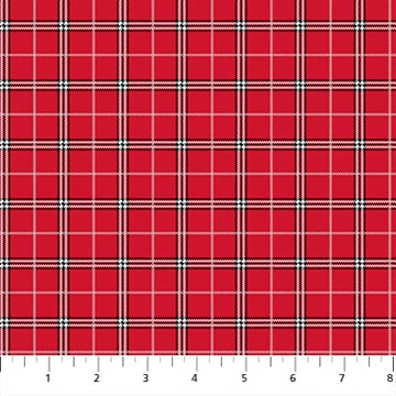 Rudolph The Red-Nosed Reindeer Plaid Red - RD1009-24 - Northcott Fabrics - Nebraska Quilt Company - F261500