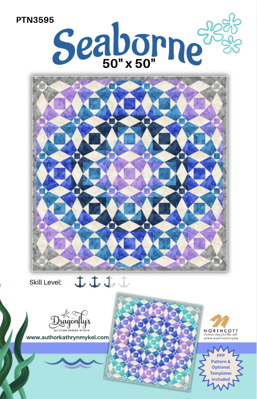 Seaborne Quilt Pattern - PTN3595 - Dragonfly's Quilting Design Studio - Nebraska Quilt Company - PUB260620
