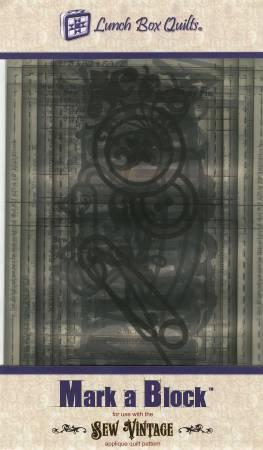 Sew Vintage Mark a Block Machine Embroidery Templates - Nebraska Quilt Company - N19380