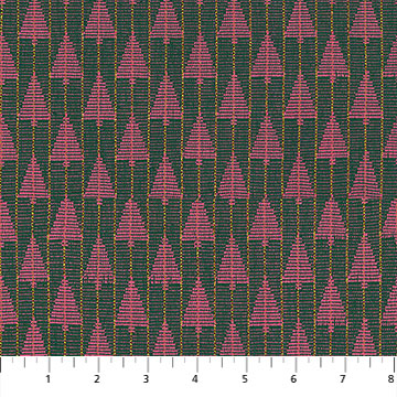 Silver Lining Tree Farm Preppy Green - WAMT114-78L - Northcott Fabrics - Nebraska Quilt Company - F261352