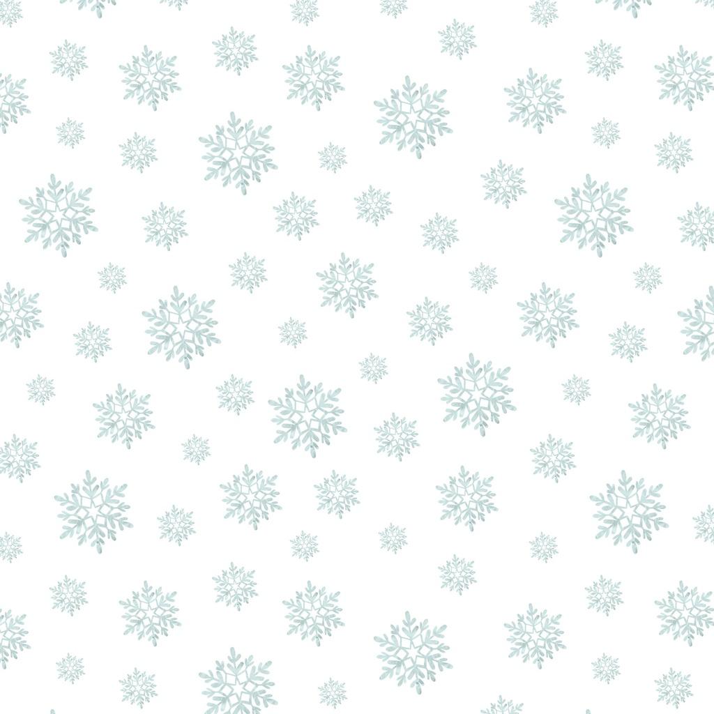 Snowy Greetings Snowflakes White - W105 - 037 - 500 - White Owl Textiles - Nebraska Quilt Company - F261007