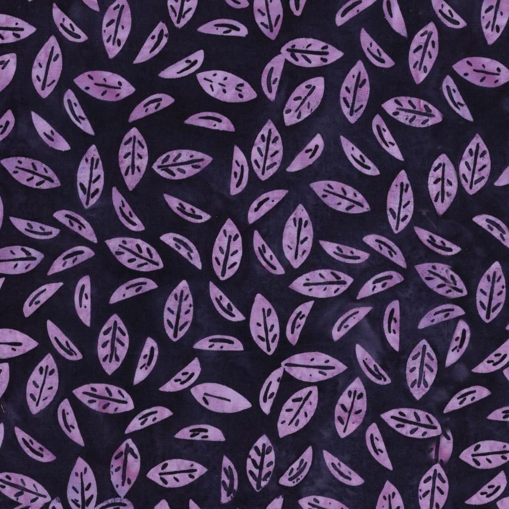 Spring Fling Leaves Purple Regal - 422504465 - Island Batik - Nebraska Quilt Company - F260955
