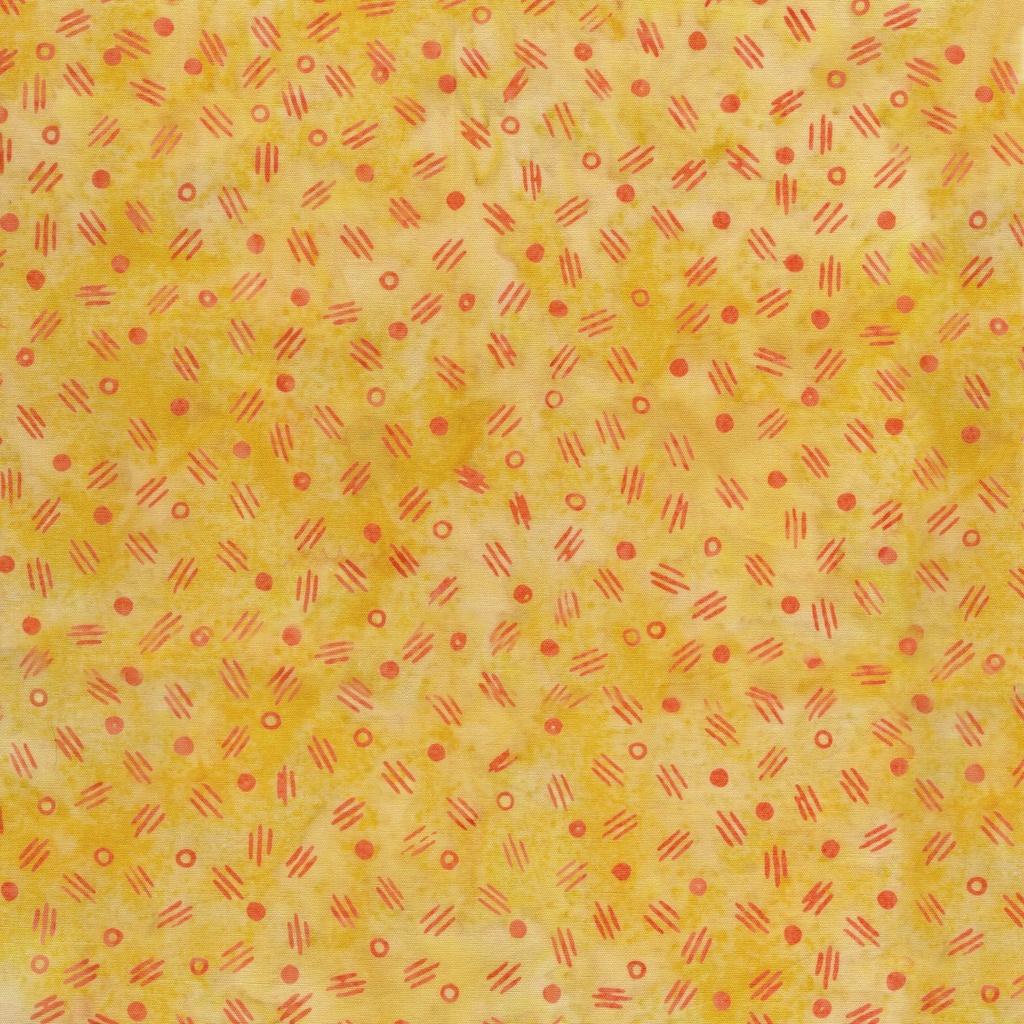 Spring Fling Seeds Yellow Bumblebee - 422506225 - Island Batik - Nebraska Quilt Company - F260904