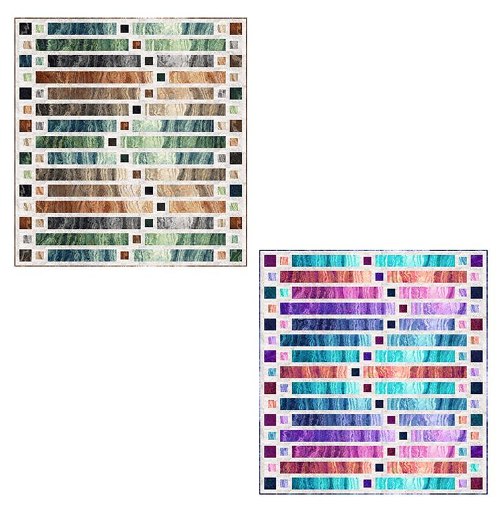 Staggered Strips Pattern - Nebraska Quilt Company - PUB2401912