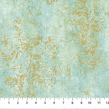 Stonehenge Valencia Travertine Medium Seafoam Teal - 28901M-63 - Northcott Fabrics - Nebraska Quilt Company - F261554