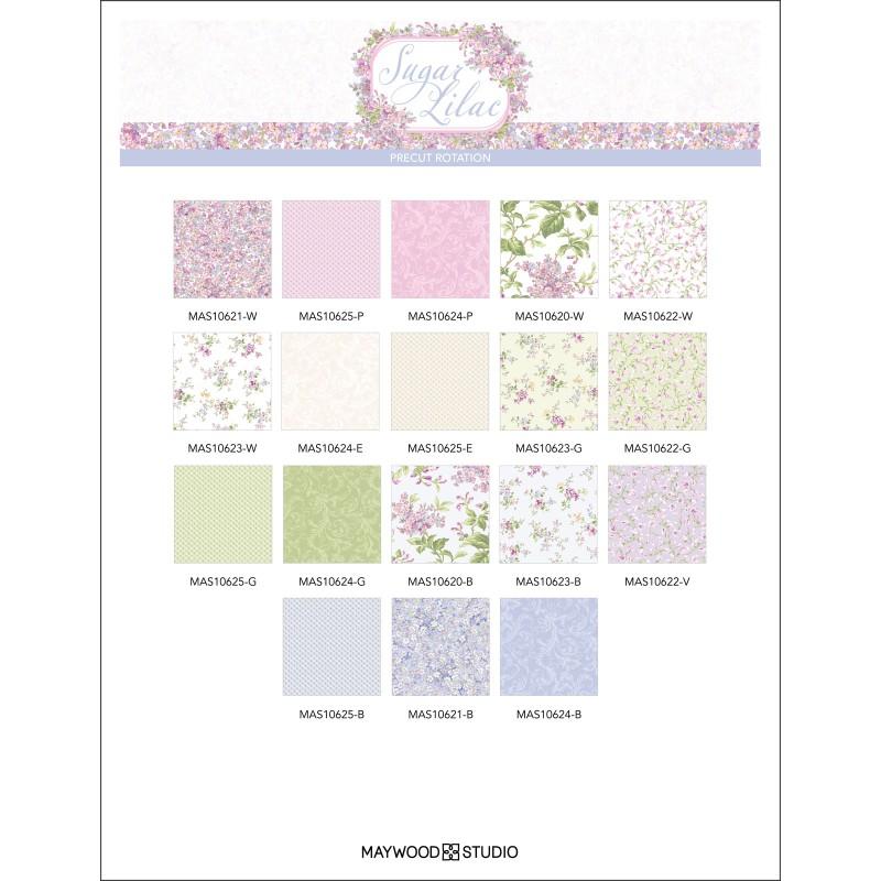 Sugar Lilac 5" Charm Pack - Nebraska Quilt Company - PC04566