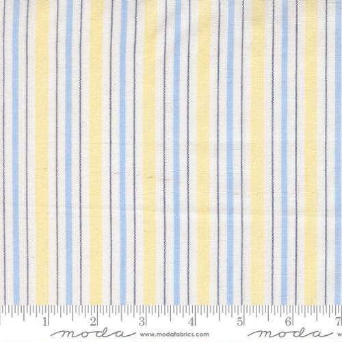 Summer Solstice Simple Stripe Canary Multi - 12224 17 - Moda Fabrics - Nebraska Quilt Company - F260869