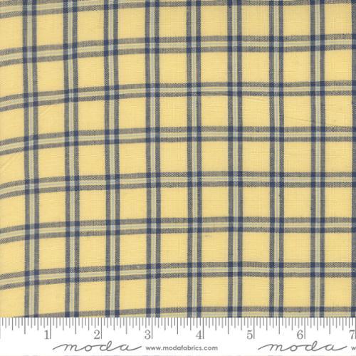 Summer Solstice Windowpane Canary Yellow - 12224 16 - Moda Fabrics - Nebraska Quilt Company - F260868