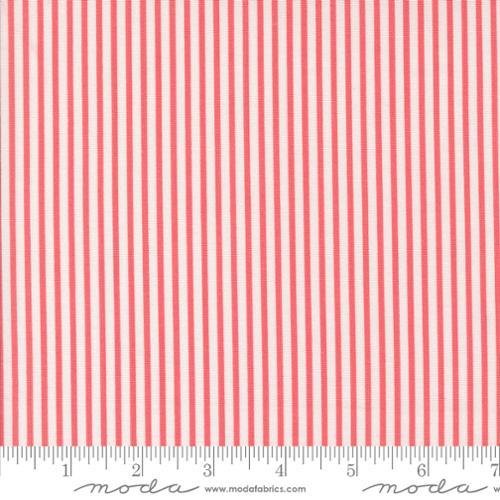 Summertime Simple Stripes Dark Pink - 55324 23 - Moda Fabrics - Nebraska Quilt Company - F2402694