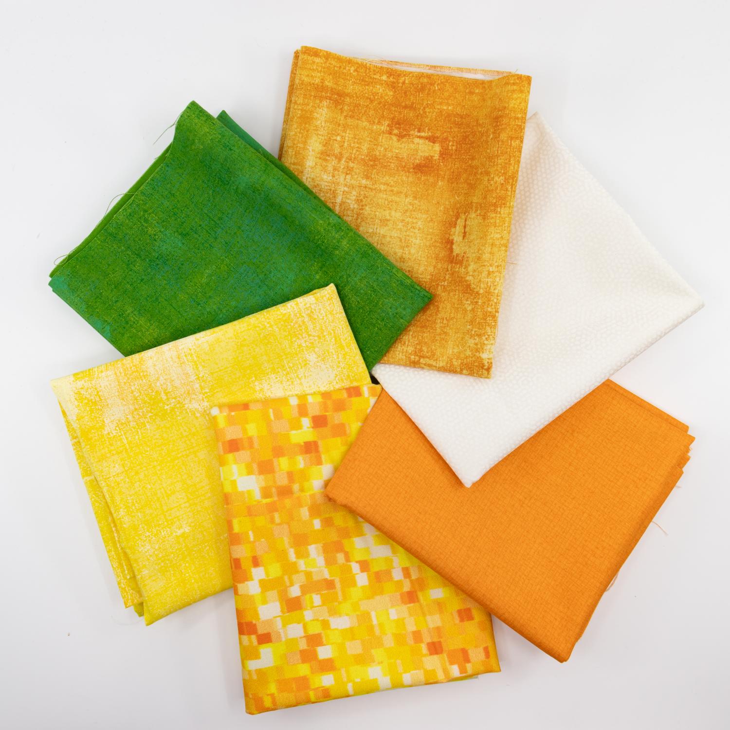 Sunrise Fat Quarter Bundle Multi 6 Pieces - Nebraska Quilt Company - Sunrise Fat Quarter Bundle Multi 6 Pieces