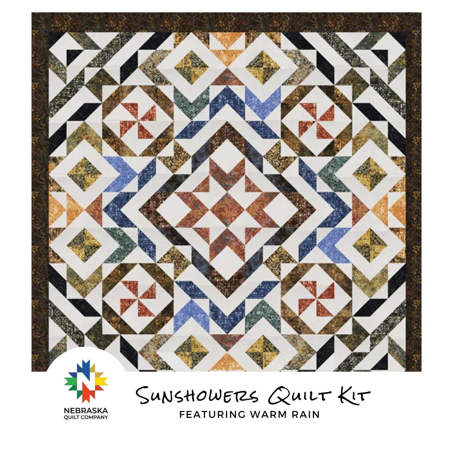 Sunshowers Quilt Kit featuring Warm Rain - Nebraska Quilt Company - K2401812