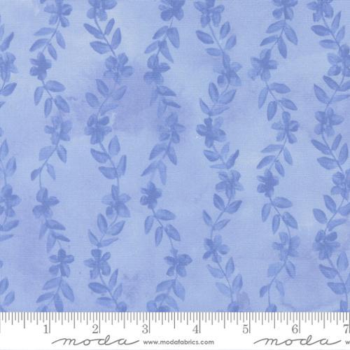 Sweet Cecily Daphne Stripes Hyacinth Blue - 24646 15 - Moda Fabrics - Nebraska Quilt Company - F251400