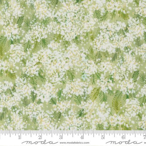 Sweet Cecily Queen Anne Florals Bud Green - 24642 12 - Moda Fabrics - Nebraska Quilt Company - F251389